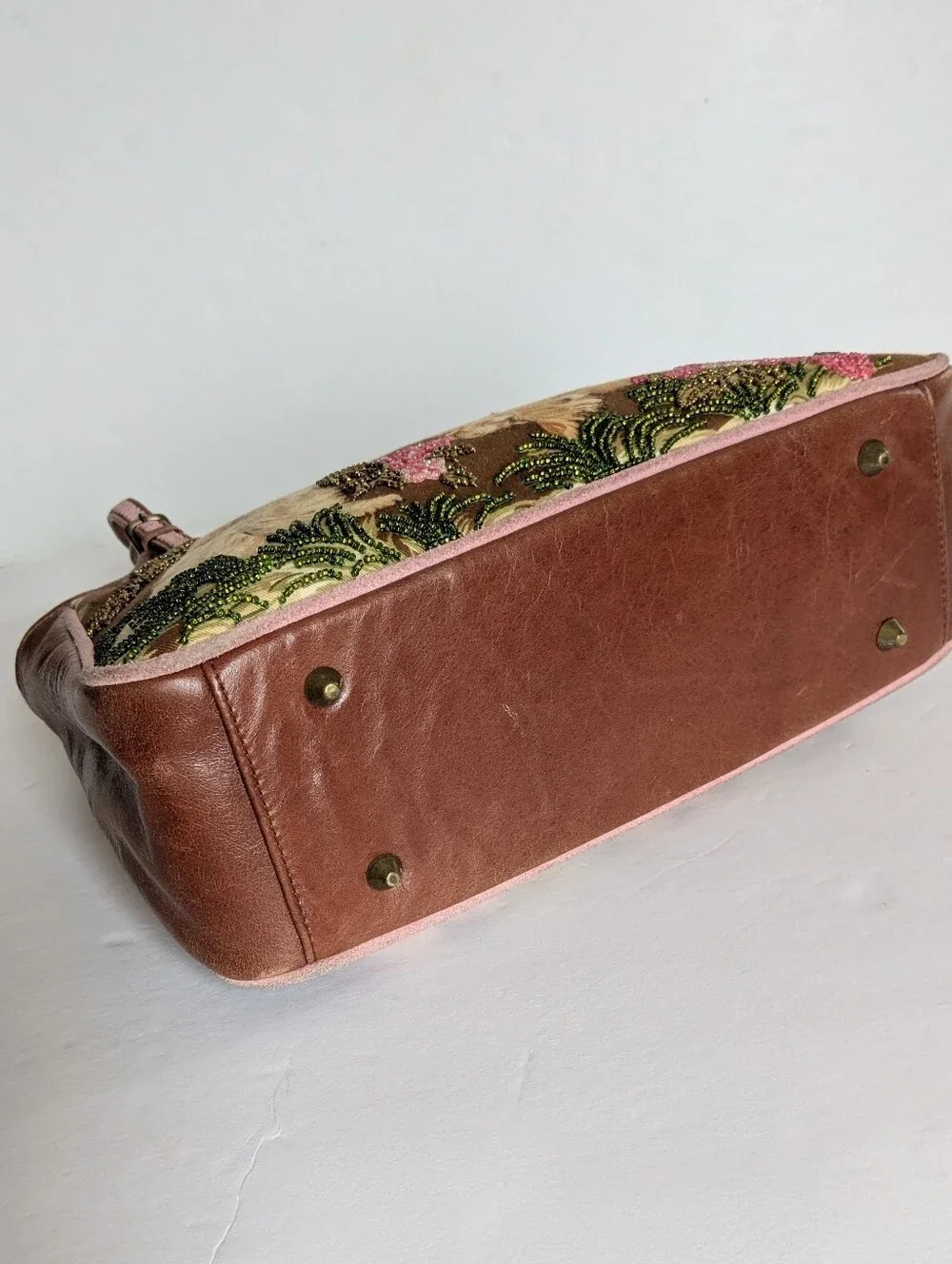 Isabella Fiori Embellished Cocker Spaniel and Terrier Shoulder Bag